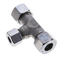 12S & 16S Zink plated Steel T-Shape Tee Cutting Fitting 400 bar ISO 8434-1