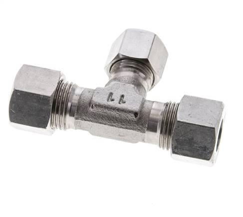 10L & 12L Stainless Steel T-Shape Tee Cutting Fitting 315 bar ISO 8434-1