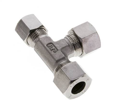 10L & 12L Stainless Steel Right Angle Tee Cutting Fitting 315 bar ISO 8434-1