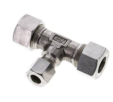 10L & 15L Stainless Steel T-Shape Tee Cutting Fitting 315 bar ISO 8434-1