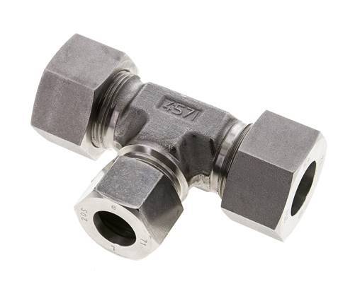 20S & 25S Stainless Steel T-Shape Tee Cutting Fitting 400 bar ISO 8434-1