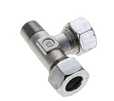 18L & R1/2'' Zink Plated Steel Right Angle Tee Cutting Fitting with Male Threads 315 bar ISO 8434-1