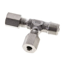 4LL & R1/8'' Stainless Steel Right Angle Tee Cutting Fitting with Male Threads 100 bar ISO 8434-1