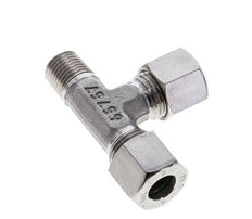 10L & R1/4'' Stainless Steel Right Angle Tee Cutting Fitting with Male Threads 315 bar ISO 8434-1