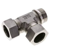 35L & G1-1/4'' Stainless Steel Right Angle Tee Cutting Fitting with Male Threads 160 bar ISO 8434-1