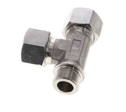 20S & G3/4'' Stainless Steel Right Angle Tee Cutting Fitting with Male Threads 400 bar ISO 8434-1