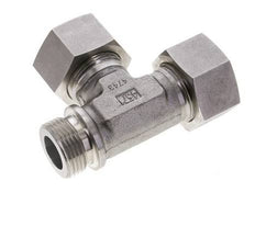 25S & G1'' Stainless Steel Right Angle Tee Cutting Fitting with Male Threads 400 bar ISO 8434-1