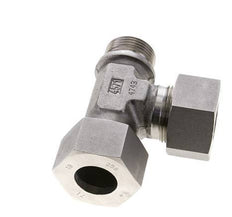 25S & G1'' Stainless Steel Right Angle Tee Cutting Fitting with Male Threads 400 bar ISO 8434-1