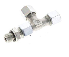 10L & M14x1.5 Zink Plated Steel Right Angle Tee Cutting Fitting with Male Threads 315 bar Adjustable ISO 8434-1