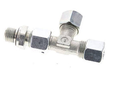 10L & M14x1.5 Zink Plated Steel Right Angle Tee Cutting Fitting with Male Threads 315 bar Adjustable ISO 8434-1