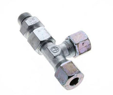 10S & M16x1.5 Zink Plated Steel Right Angle Tee Cutting Fitting with Male Threads 630 bar Adjustable ISO 8434-1