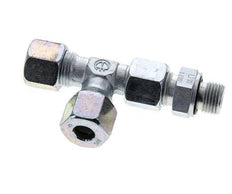 10S & M16x1.5 Zink Plated Steel Right Angle Tee Cutting Fitting with Male Threads 630 bar Adjustable ISO 8434-1