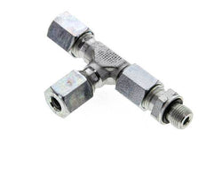 6L & G1/8'' Zink Plated Steel Right Angle Tee Cutting Fitting with Male Threads 315 bar Adjustable ISO 8434-1