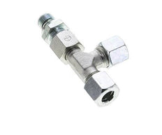 10L & G1/4'' Zink Plated Steel Right Angle Tee Cutting Fitting with Male Threads 315 bar Adjustable ISO 8434-1