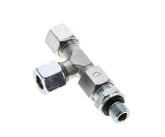 10L & G1/4'' Zink Plated Steel Right Angle Tee Cutting Fitting with Male Threads 315 bar Adjustable ISO 8434-1