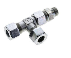 16S & G1/2'' Zink Plated Steel Right Angle Tee Cutting Fitting with Male Threads 400 bar Adjustable ISO 8434-1