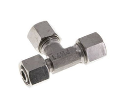 Accesorio de corte en T en ángulo recto de acero inoxidable 10L con barra giratoria 315 ajustable ISO 8434-1