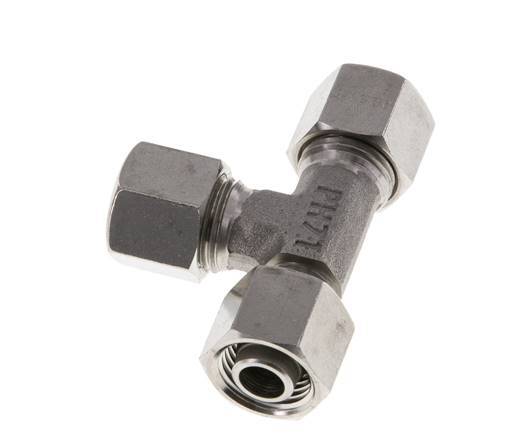 Accesorio de corte en T en ángulo recto de acero inoxidable 10L con barra giratoria 315 ajustable ISO 8434-1