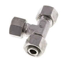 Accesorio de corte en T en ángulo recto de acero inoxidable 12L con barra giratoria 315 ajustable ISO 8434-1