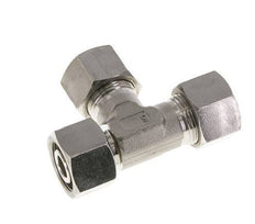 16S Stainless Steel Right Angle Tee Cutting Fitting with Swivel 400 bar Adjustable ISO 8434-1