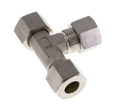 12S Stainless Steel Right Angle Tee Compression Fitting with Swivel 400 bar FKM Adjustable ISO 8434-1