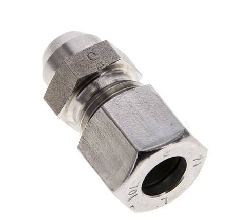 10L & 14mm Stainless Steel Straight Cutting Fitting with Welding End 315 bar ISO 8434-1