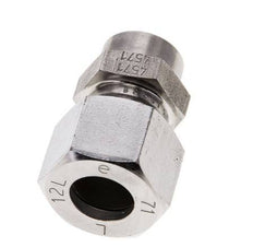 12L & 16mm Stainless Steel Straight Cutting Fitting with Welding End 315 bar ISO 8434-1