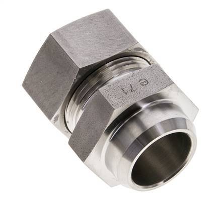 28L & 32mm Stainless Steel Straight Cutting Fitting with Welding End 160 bar ISO 8434-1