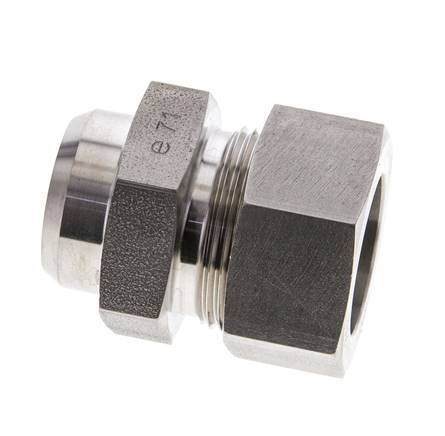 28L & 32mm Stainless Steel Straight Cutting Fitting with Welding End 160 bar ISO 8434-1