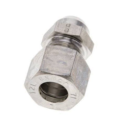 12L & 16mm Stainless Steel Straight Compression Fitting with Welding End 315 bar ISO 8434-1