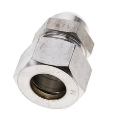 18L & 22mm Stainless Steel Straight Compression Fitting with Welding End 315 bar ISO 8434-1