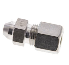 8S & 13mm Stainless Steel Straight Compression Fitting with Welding End 500 bar ISO 8434-1
