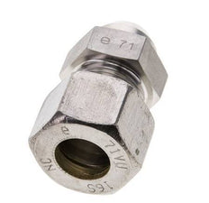 16S & 21mm Stainless Steel Straight Compression Fitting with Welding End 400 bar ISO 8434-1