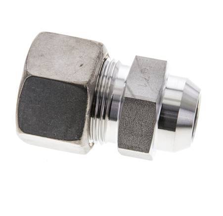 20S & 26mm Stainless Steel Straight Compression Fitting with Welding End 250 bar ISO 8434-1