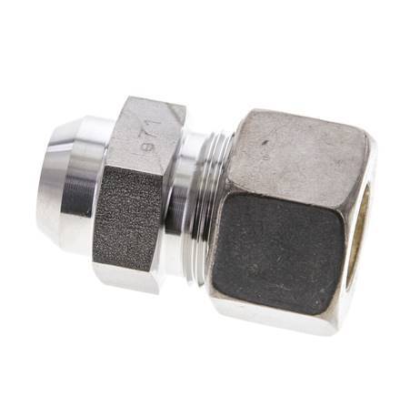 20S & 26mm Stainless Steel Straight Compression Fitting with Welding End 250 bar ISO 8434-1