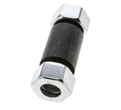 25S Phosphatised Steel Straight Welding Cutting Fitting Bulkhead 400 bar ISO 8434-1