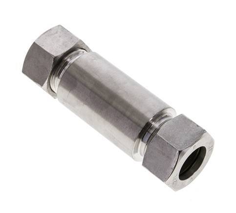 22L Stainless Steel Straight Welding Cutting Fitting Bulkhead 160 bar ISO 8434-1