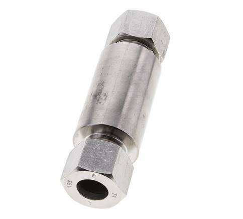 16S Stainless Steel Straight Welding Cutting Fitting Bulkhead 400 bar ISO 8434-1