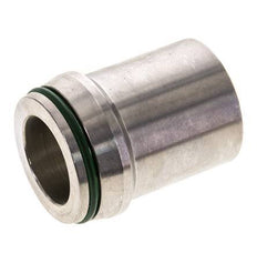 38x6mm Stainless Steel Straight with Welding End 315 bar FKMO-ring ISO 8434-1
