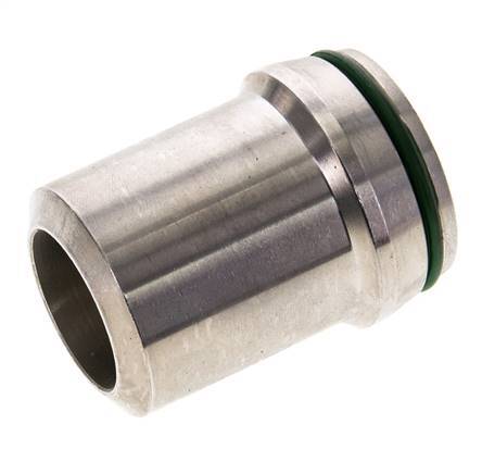 38x6mm Stainless Steel Straight with Welding End 315 bar FKMO-ring ISO 8434-1
