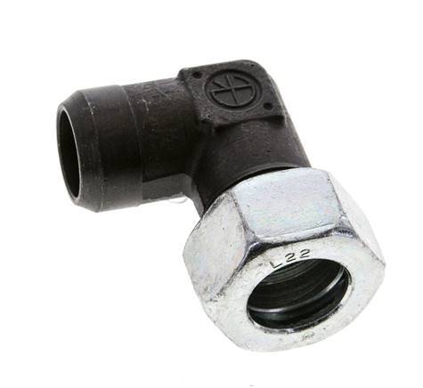 22L & 27mm Phosphatised Steel Elbow Cutting Fitting with Welding End 160 bar ISO 8434-1
