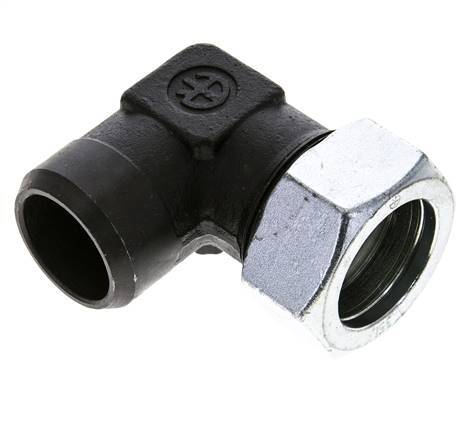 35L & 40mm Phosphatised Steel Elbow Cutting Fitting with Welding End 160 bar ISO 8434-1