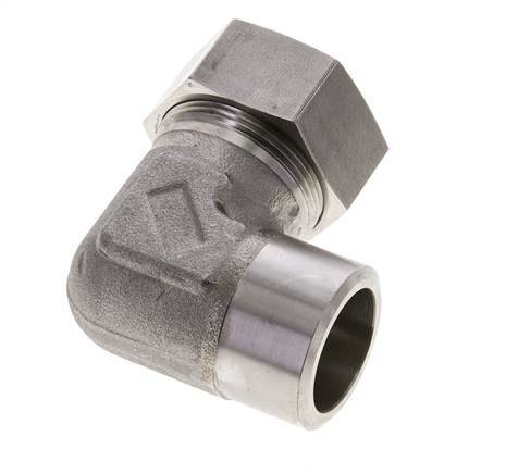 35L & 40mm Stainless Steel Elbow Cutting Fitting with Welding End 160 bar ISO 8434-1