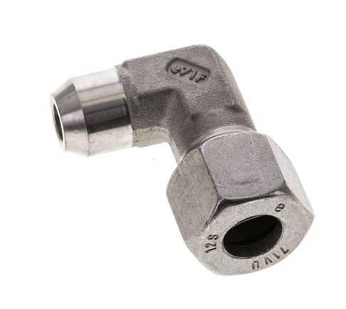 12S & 17mm Stainless Steel Elbow Cutting Fitting with Welding End 630 bar ISO 8434-1