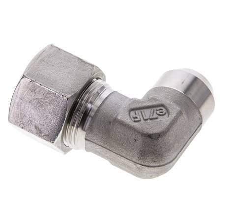 20S & 26mm Stainless Steel Elbow Cutting Fitting with Welding End 400 bar ISO 8434-1