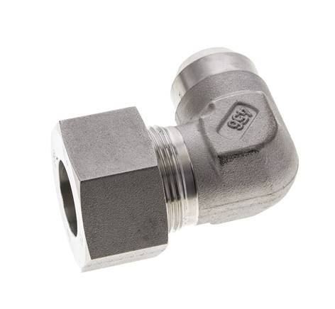 25S & 31mm Stainless Steel Elbow Cutting Fitting with Welding End 400 bar ISO 8434-1