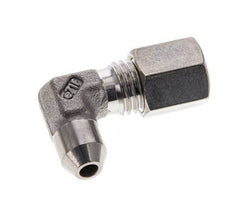 6L & 10mm Stainless Steel Elbow Compression Fitting with Welding End 315 bar ISO 8434-1