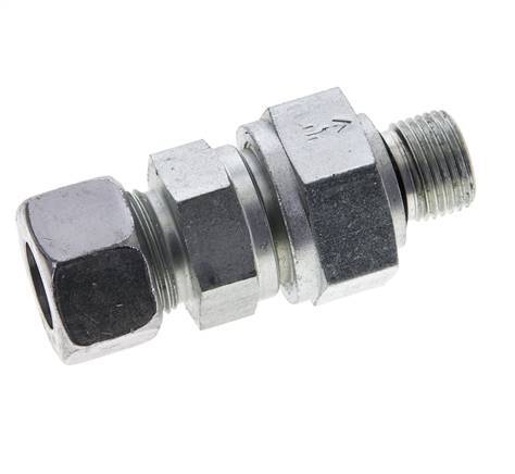 Hydraulic Check Valve Cutting Ring 15L (M22x1.5) & M18x1.5 Male Steel 1-250bar (15-3625)psi Tube-Thread ISO 8434-1