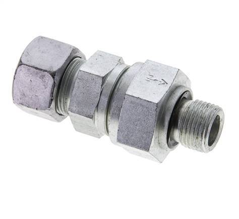 Hydraulic Check Valve Cutting Ring 15L (M22x1.5) & M18x1.5 Male Steel 1-250bar (15-3625)psi Tube-Thread ISO 8434-1