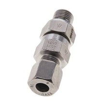 Hydraulic Check Valve Cutting Ring 8L (M14x1.5) & G1/4'' Male Stainless Steel 0.2-250bar (3-3625)psi Thread-Tube ISO 8434-1